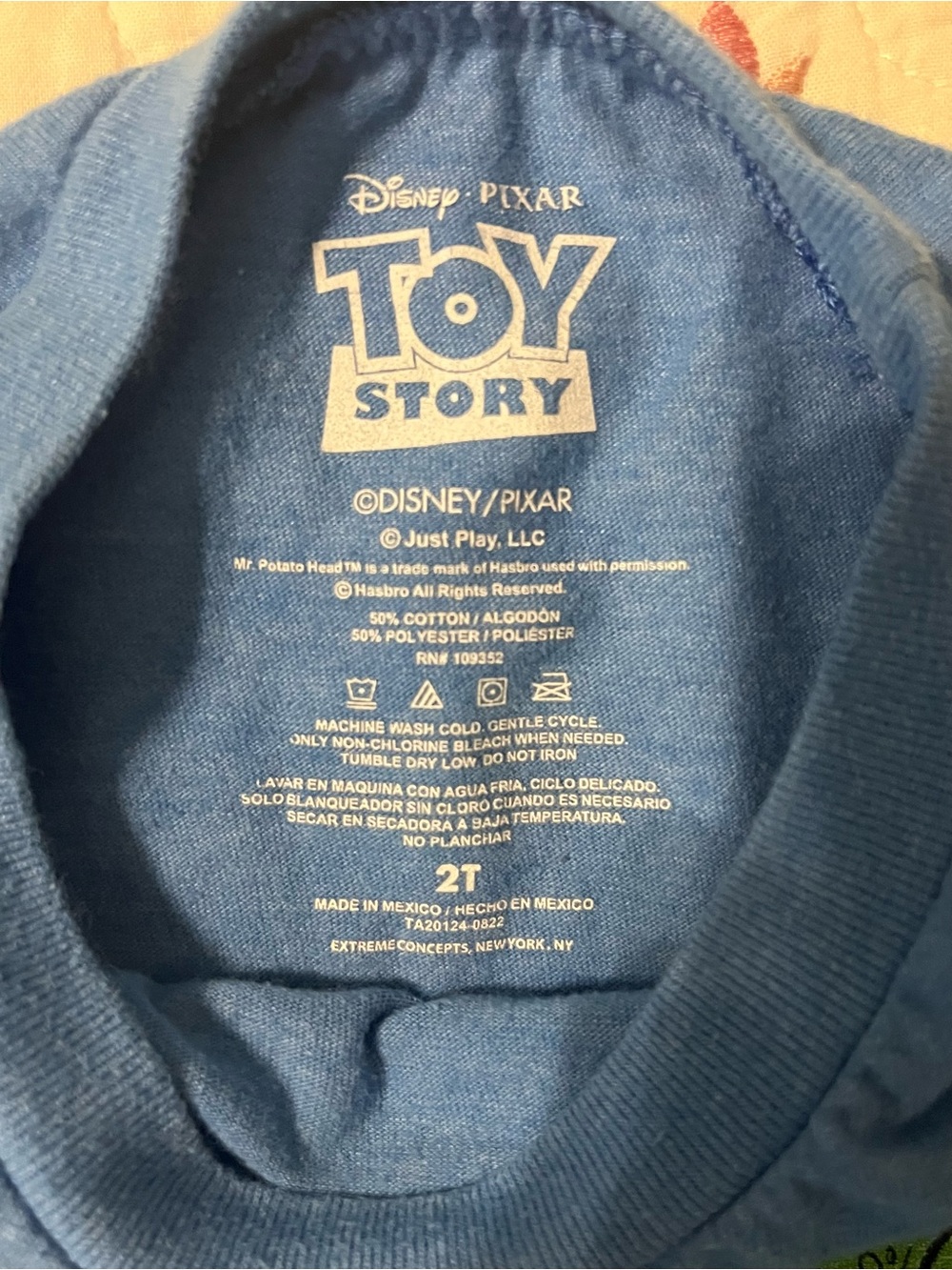Disney Toy Story Short Sleeve Tee Blue